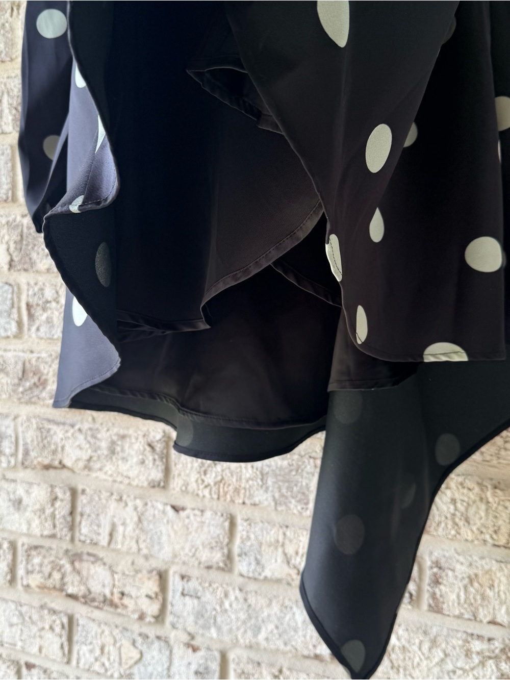 Bardot Women's Brydie Oversized-Bow Dot-Print Mini Dress M - Picture 6 of 12